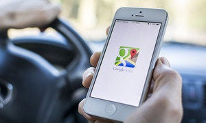 mobile maps driving