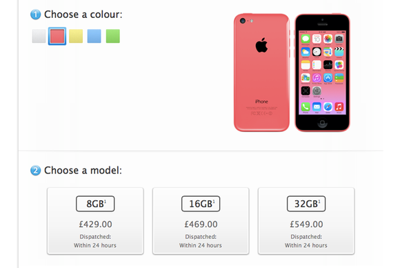 iphone5c8gb