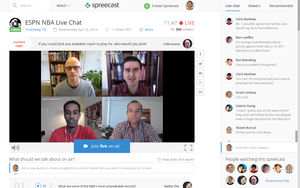 spreecast event