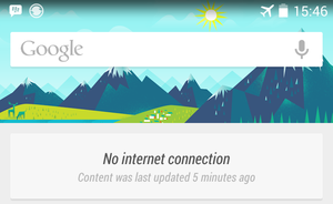 google now internet connection