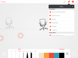 ink slide line app