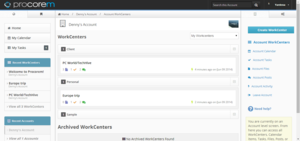 procorem account page
