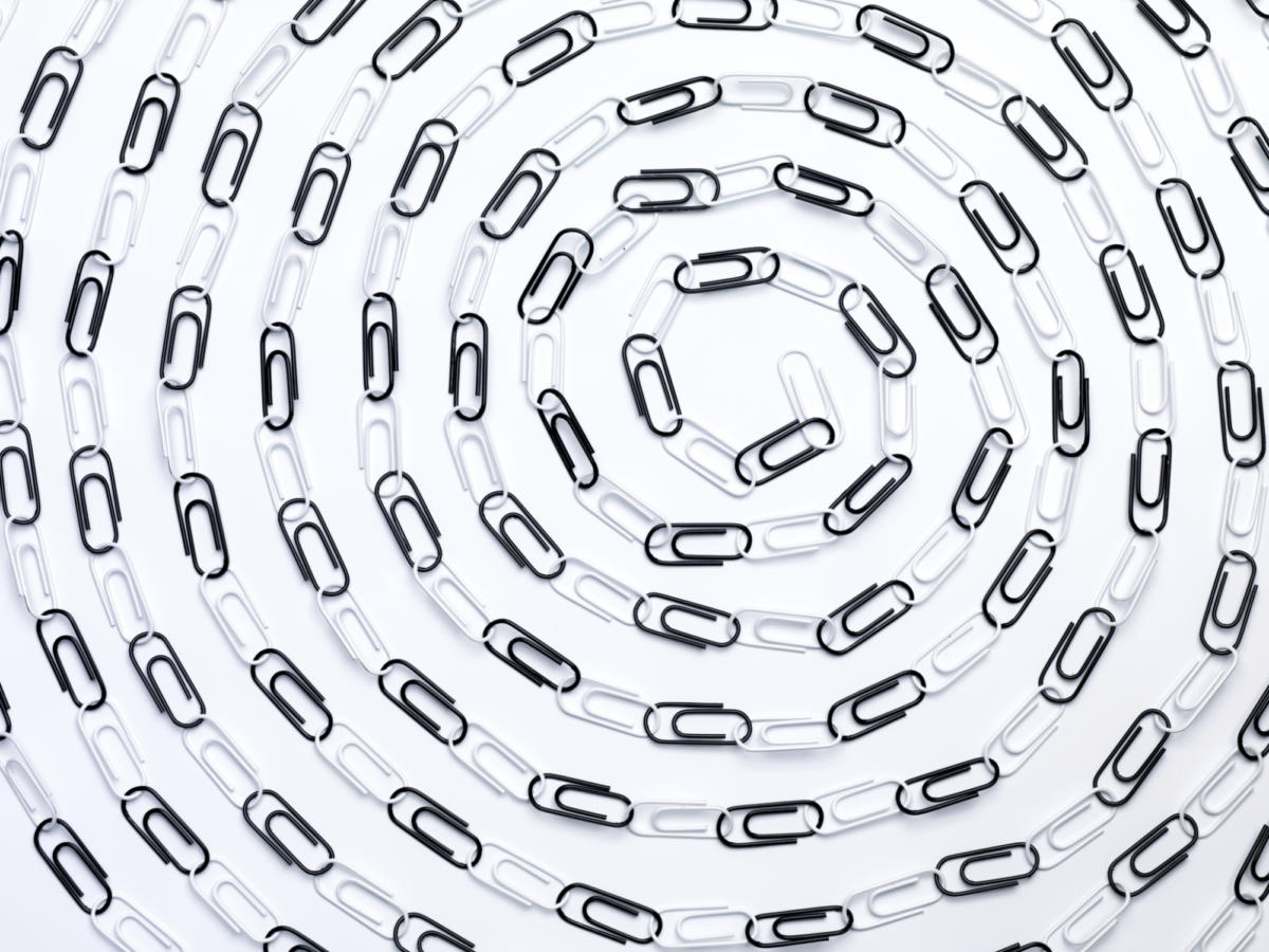 paper clip spiral copy paste
