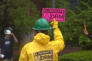 DRM protest