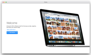 apple photos startup screen