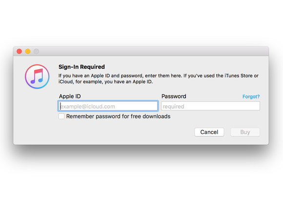 apple id signin itunes 12