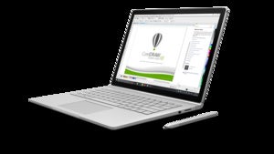 coreldraw graphics suite x8 surface