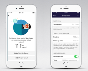 fitbit sleep schedules