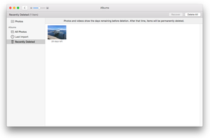 recently deleted apple photos