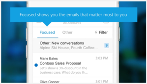 outlook focused inbox
