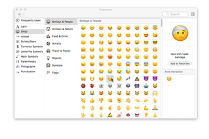 macos emoji input