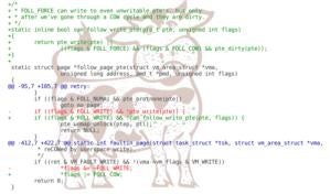 Dirty COW and patch code