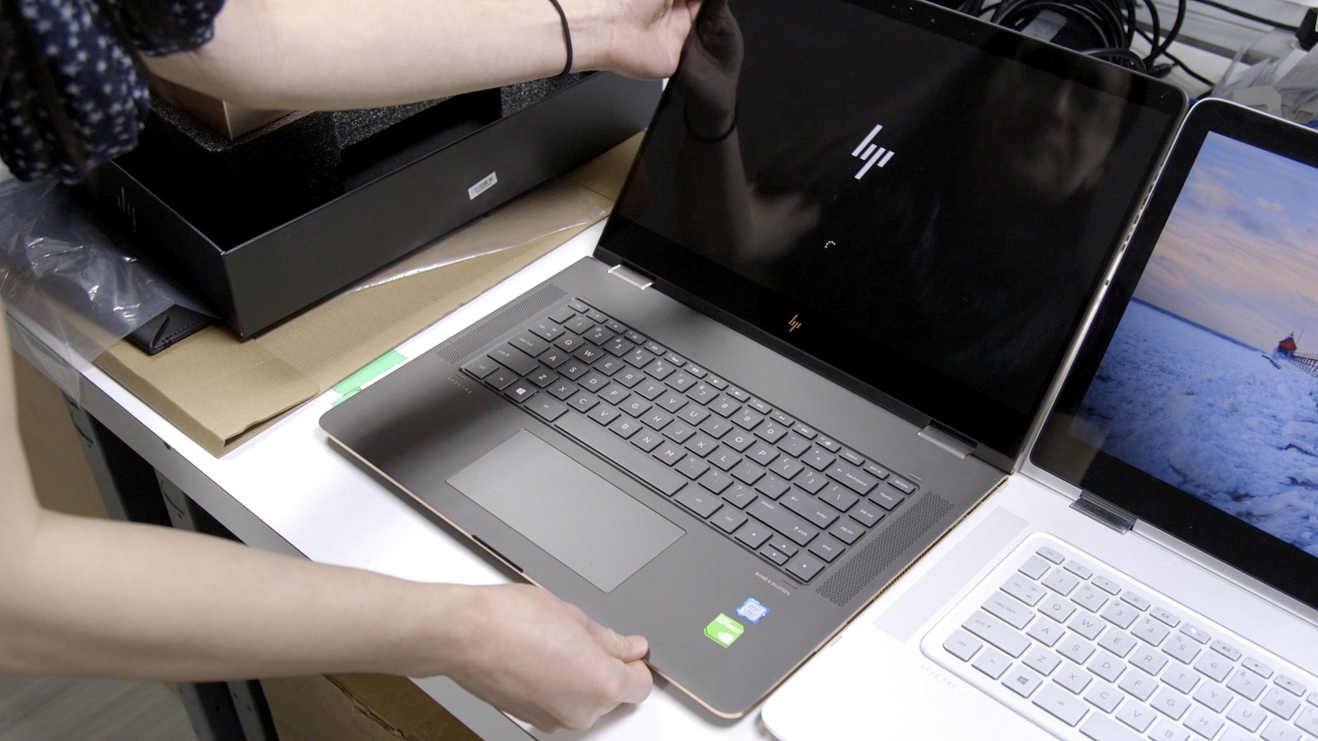 HP 2017 Spectre x360 15 unboxing