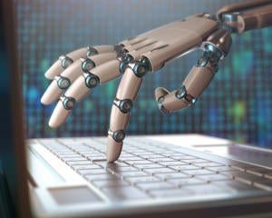 robot arm using laptop