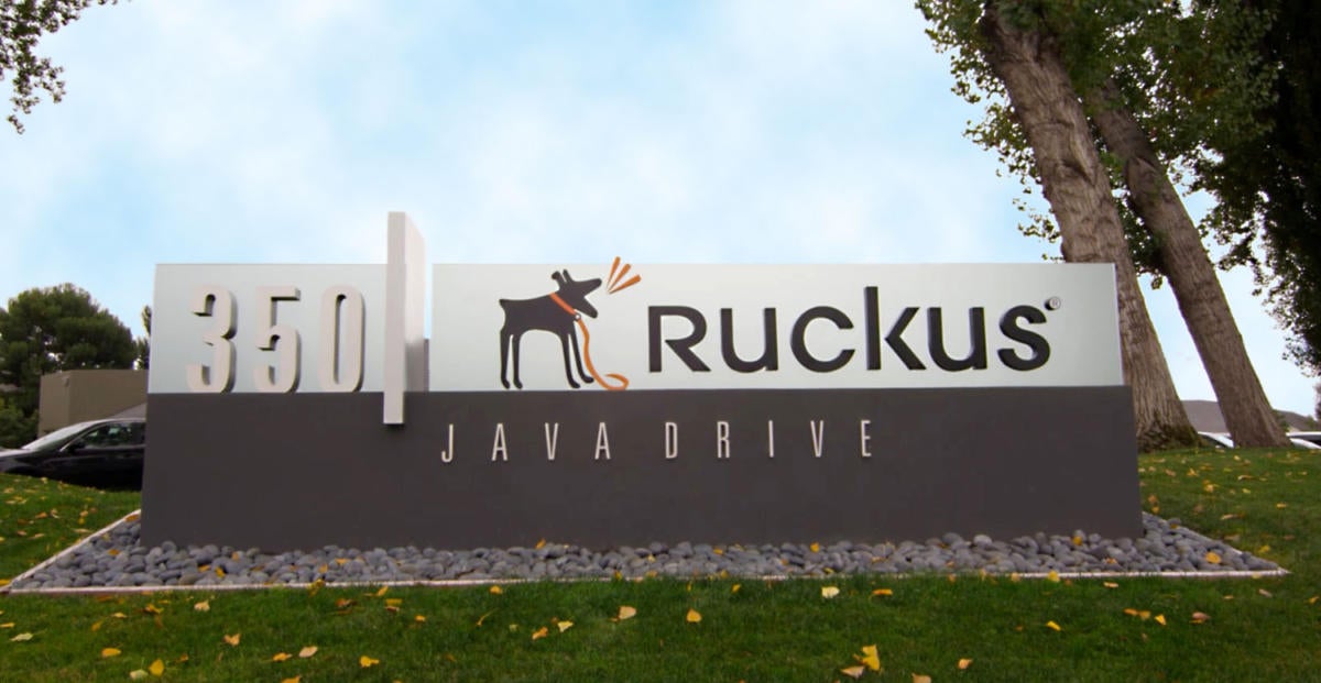 Ruckus Wireless HQ sign